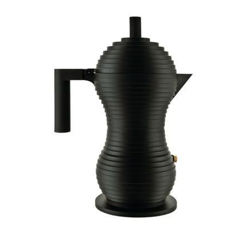 Alessi - Cafetière espresso en fonte aluminium noirePulcina - Noir