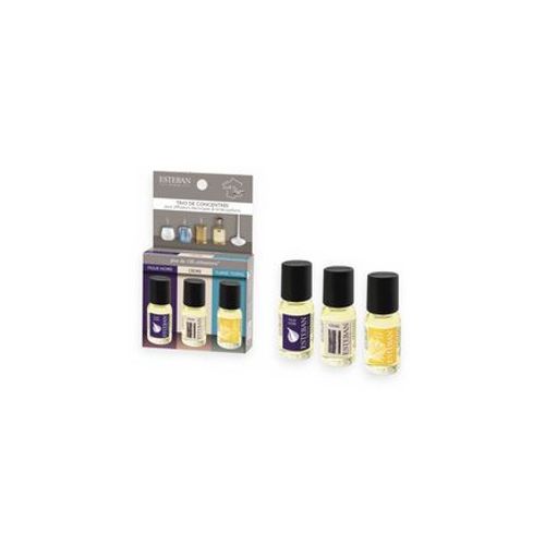 Esteban Paris Parfums - Trio concentrÃ©s de parfum Figue noire - CÃ¿dre - Ylang Ylang  - Multicolore