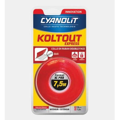 Cyanolit - Ruban Koltout Pro 7,5 m x 19 mm  - Multicolore