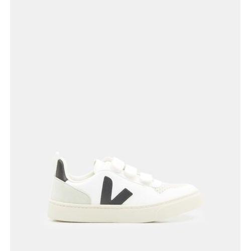 Veja - Baskets Basses V-10 Cuir - Blanc - 25