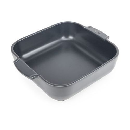 Plat À Four Carré Appolia Céramique Ardoise 28 Cm Gris