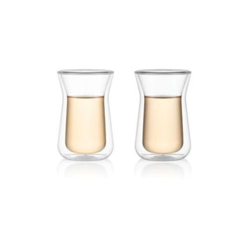 Bodum - Set 2 Verres Ã  Thã© Assam Avec Double Paroi 0,15l  - Transparent