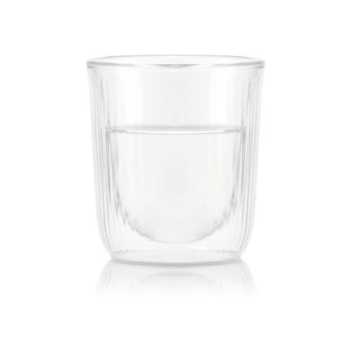Bodum - Set 2 Verres Ã  Sakã© Douro Avec Double Paroi 0,15l  - Transparent