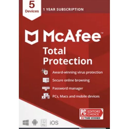 Mcafee Total Protection For 1-Year | Secure 1 To 10 Devices (Up To 55% Off)