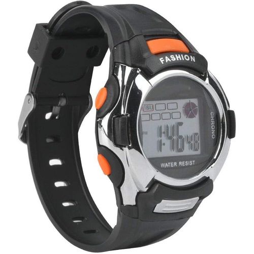 Ytseazn-Multifonction Électronique Montres-Bracelets Lumineux Numérique Enfants Sport Montre Led Étanche Numérique Sport Montre Noir