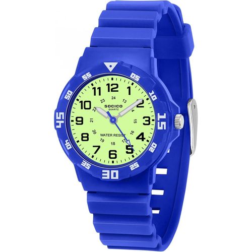 Ytseazn-Montre-Bracelet Pour Enfant Garçon-Étanche Jusqu'à 5 Atm-Montre Analogique À Quartz-Bracelet Souple-Montre D'apprentissage-Montre De Sport D'extérieur Pour Enfants