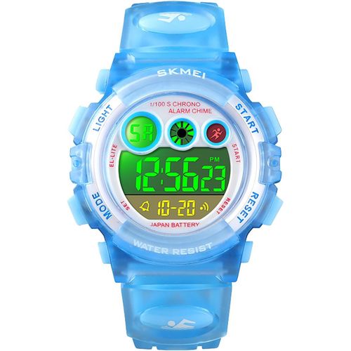 Ytseazn-Montre Enfant Garcon Fille Pour 5-16 Ans,Montre Numérique Enfant Étanche 5atm Avec Alarme/Date/Chronomètre/Led