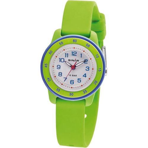 Ytseazn-Montre Pour Enfants-Étanche Jusqu¿À 10 Bar-Bracelet En Silicone-Aiguilles Luminescentes-Mouvement À Quartz-Analogique-Vert / Bleu-Xb-22-3