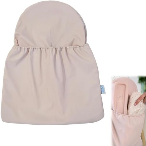 Ytseazn-Rangement Chaise Haute Enfant,Rangement Chaise Haute Bébé,Lavable,Pour Ranger Lingettes,Tétines,Biberons Ou Bavoirs,30 * 40cm,Rose