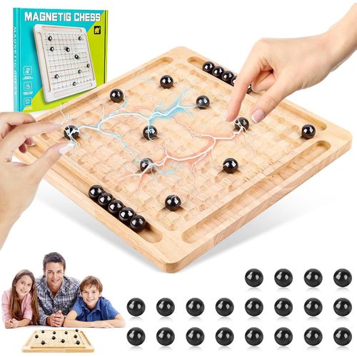 Ytseazn-Jeu D'échecs Magnétique,Échiquier Magnétique,Échiquier Magnétique,Magnetic Chess Game,Jeu D'échec Magnétique,Jeu Magnétique De Table,Jeu De Dames Éducatif Pour Les Réunions De Famille