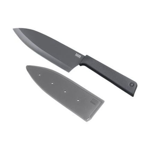 Kuhn Rikon - Couteau Santoku Graphite Coloriâ®+  - Gris