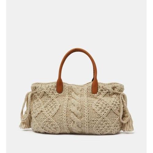 Gerard Darel - Sac cabas Marilyn laine mélangée - Beige