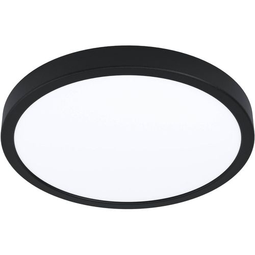 Ytseazn-Connect.Z Plafonnier Led Connecté Fueva-Z,Ø 28,5 Cm,Lampe De Plafond Zigbee Pour Salle De Bains,Contrôlable Par Appli Et Commande Vocale,Blanc Chaud-Froid,Dimmable,Noir,Ip44