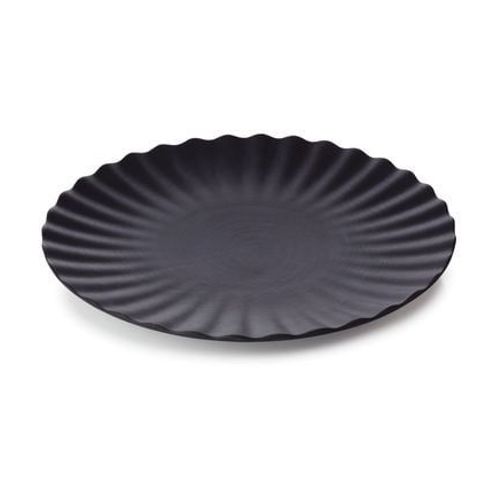 Revol - Assiette Plate À Dessert Pekoe En Céramique Noire Ø21 Cm - Noir