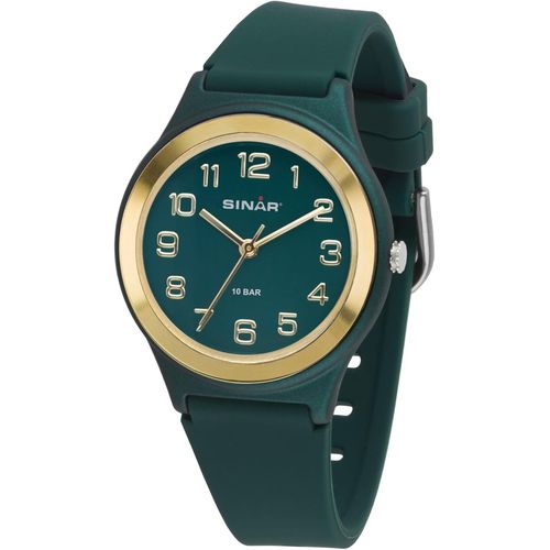 Ytseazn-Xb-48-6 Montre De Sport À Quartz Analogique Pour Fille Et Garçon Unisexe 10 Bars Étanche Bracelet En Silicone Vert Forêt Doré,Vert,Moderne