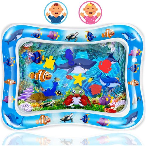 Ytseazn-Tapis D'eau De Bébé,Tummy Time Tapis Gonflable Et Sensoriel Pour Bébé,66 X 50 Cm Tapis Eau Gonflé Enfant,Jouet Bebe Tapis Eau Pour Bébés Et Tout-Petits Tapis Jouet Bebe 3 6 9 12 Mois Amusement