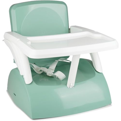Ytseazn-Rehausseur De Chaise 2 En 1 Gusto-Évolutif En Petit Fauteuil-Enfant 6 À 36 Mois Jusqu¿À 15kg-Harnais 3 Points-Tablette Amovible-Pliable-Vert Sauge-Fabriqué En France