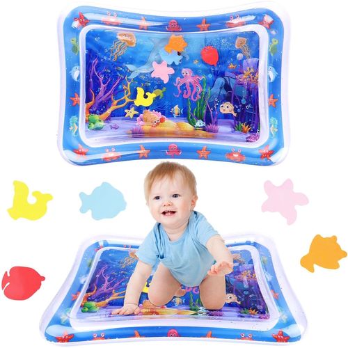 Ytseazn-Tapis D'eau Pour Bébé-Tapis Gonflable À Eau Pour Bébé-Tapis De Jeux D'eau Pour Enfants De 3 À 12 Mois-Tummy Time Games-Jouet Sensoriel Pour Bébé
