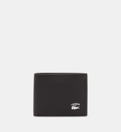 Lacoste - Porte-cartes cuir   - Noir