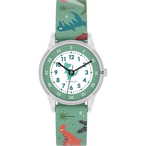 Ytseazn-Mna 4030 D Montre Pour Enfant Étanche 3 Atm Montre D'apprentissage Analogique Motif Dinosaure,Bracelet