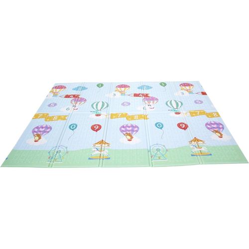 Ytseazn-Fantasy Fields Tapis De Jeu D¿Éveil Pliable Pour Enfant Bébé Double Face 2 En 1 Hot Air Balloons Ps-Pm002