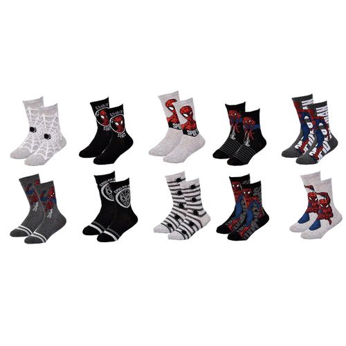 Chaussettes Pack Garçon Disney Spiderman Pack De 10 Paires 2438