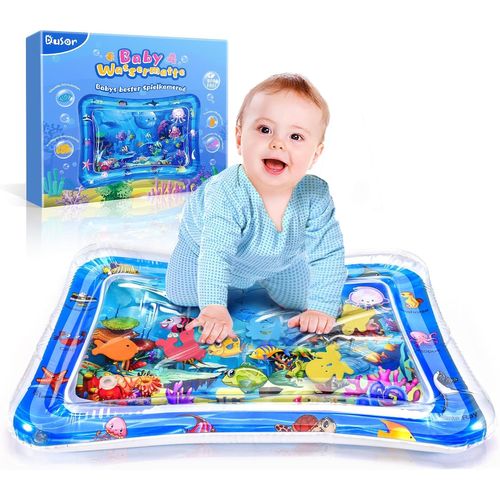 Ytseazn-Tapis À Eau Pour Bébé De 3,6,9 Mois,Tapis De Jeu Aquatique,Sans Bpa,Tapis De Jeu Gonflable,Activités Amusantes Pour Stimuler Votre Bébé