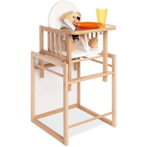 Ytseazn-Chaise Haute Combinée ""Lene"" ,Facilement Transformable En Combinaison Chaise-Table,Dimensions 44 X 50 X 88 Cm