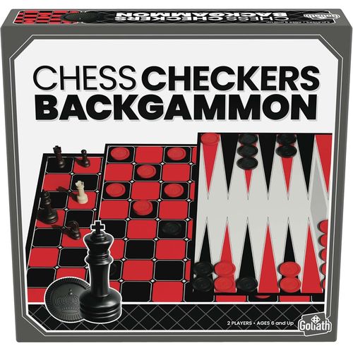 Ytseazn-Jeu D'échecs-Jeu De Dames-Backgammon-A Partir De 6 Ans-Ensemble 3-En-1 De Jeux De Société Classiques-2 Joueurs