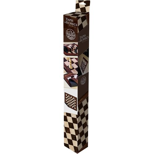 Ytseazn-Tapis D'échec Souple En Néoprène-Tapis D'échec Impression Imitation Bois Lettré Et Chiffré-Tapis D'échec Souple Anti-Dérapant-Idéal Grandes Pièces Jusqu' À Taille 5