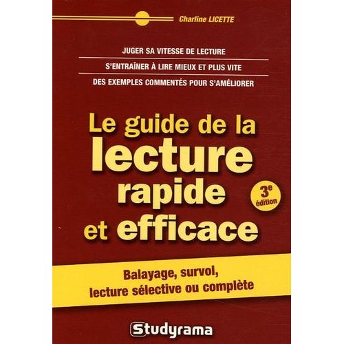 Le Guide De La Lecture Rapide Et Efficace