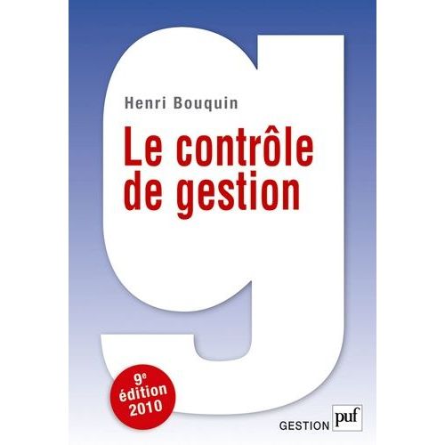 Le Contrôle De Gestion - Contrôle De Gestion, Contrôle D'entreprise Et Gouvernance