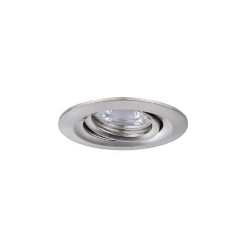 Paulmann - Spot Encastrable Led Nova Mini Rond Orientable Acier  - Gris