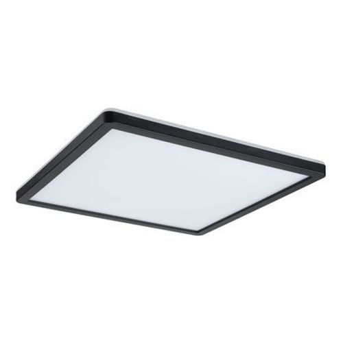 Paulmann - Panneau Led Carré Atria Shine 16w Noir - Noir