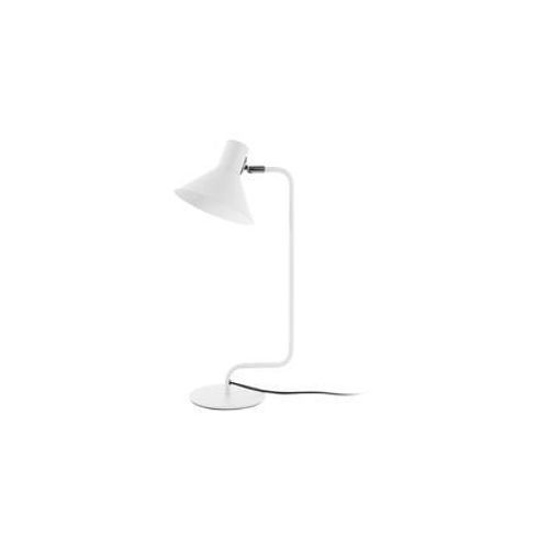Leitmotiv - Lampe De Bureau Office Curved Blanche  - Blanc