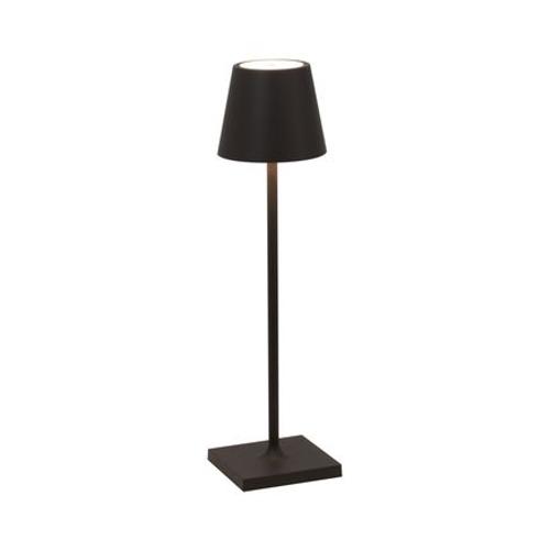 Zafferano - Lampe De Table Poldina Pro Micro Noire  - Noir