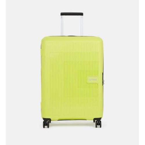 American Tourister - Valise rigide extensible Aerostep 4R 67Â cm  - Jaune