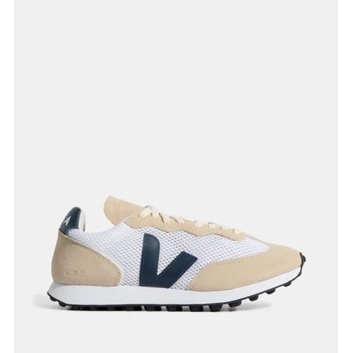 Veja Baskets Basses Rio Branco Cuir Suã¿de Et Mesh Beige