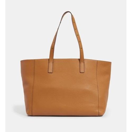 Gerard Darel - Sac cabas Simple cuir grainé - Beige