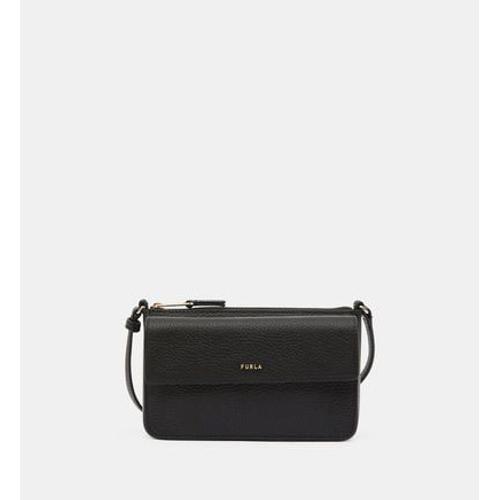 Furla - Sac pochette Skye cuir - Noir