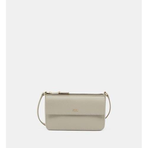 Furla - Sac pochette Skye cuir - Gris