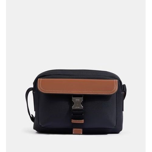 Le Tanneur - Sac camera Reporter en cuir - Noir