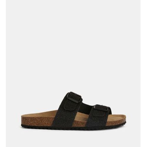Geox Sandales Brionia En Cuir Noir