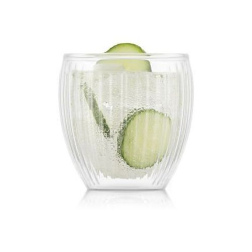 Bodum - Set De 2 Verres Pavina Double Paroi 20 Cl  - Transparent
