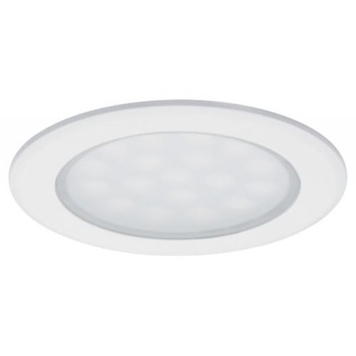 Paulmann - Kit De 2 Spots Led De Meuble Ã  Encastrer Rond Chrome 2 X 2,5w  - Gris