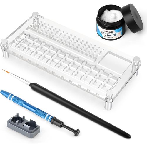 LETNERNY-36 Commutateurs Station De Lubrification Acrylique Pour Commutateur De Clavier, Gpl 205G0 0,53 Oz/15 G, Ouvre-Interrupteur, Kit De Lubrifiant De Commutateur Pour Clavier De Jeu