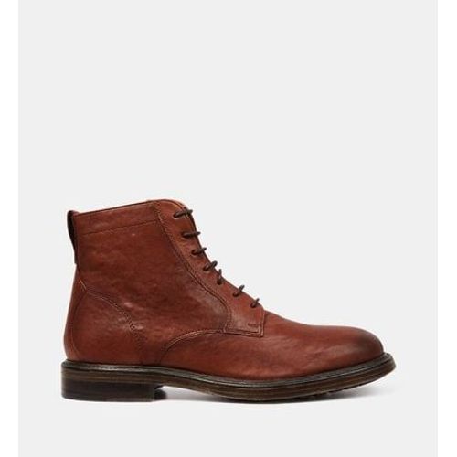 Geox Bottines Lacets Aurelio Cuir Marron
