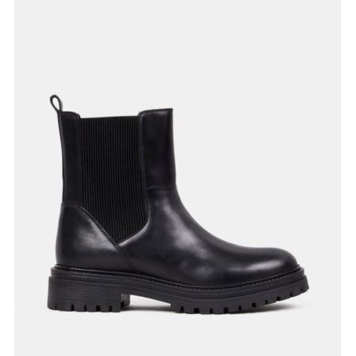 Geox Boots Chelsea Iridea Cuir Noir