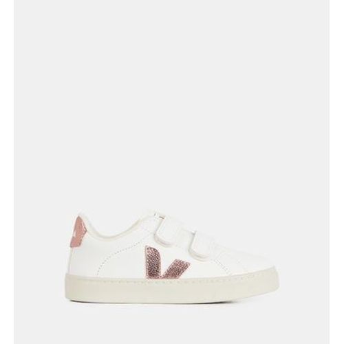 Veja Baskets Basses Small Esplar Cuir Chromefree Blanc