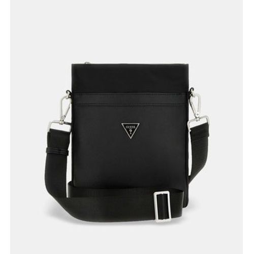 Guess - Mini sac besace Certosa signature relief  - Noir